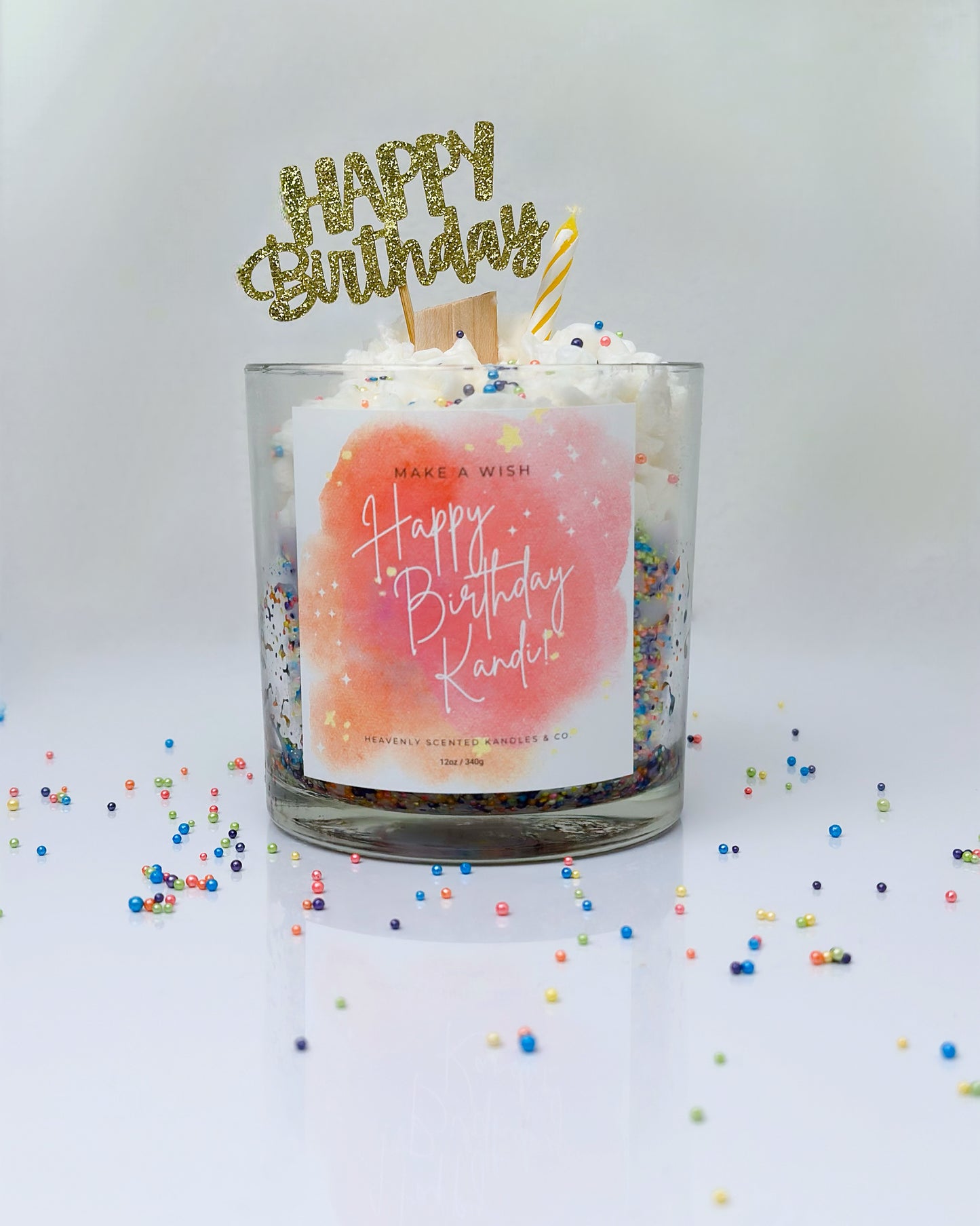Happy Birthday Celebration Candle