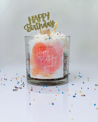 Happy Birthday Celebration Candle